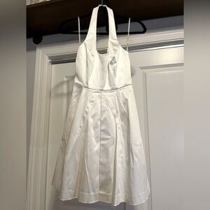 Guess by Marciano. Size 2. Formal white halter dress.
